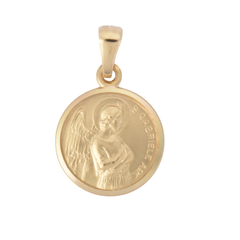 18Kt St. Gabriel Medal 13mm/0.51in